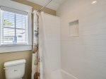 Jack n Jill Guest Bathroom with Shower Tub Combo at 29 Pelican